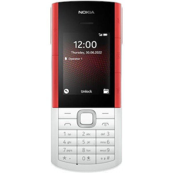 Nokia 5710 XpressAudio Dual SIM Κινητό με Κουμπιά White/Red
